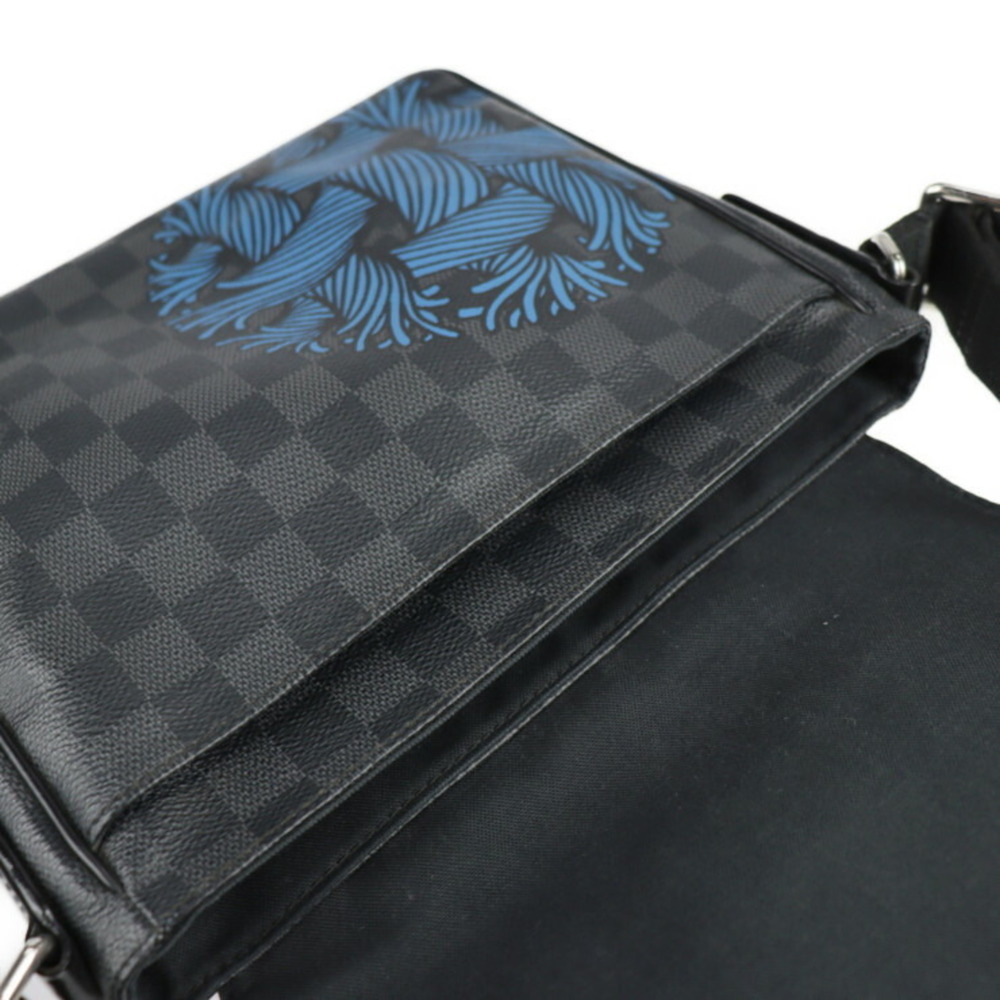 LOUIS VUITTON Louis Vuitton District PM Shoulder Bag N41714 Damier Graphite C... - Picture 8 of 9